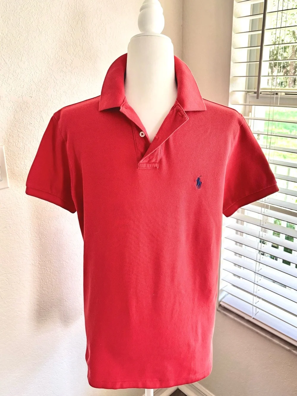 Ralph Lauren Red Polo with Navy Pony